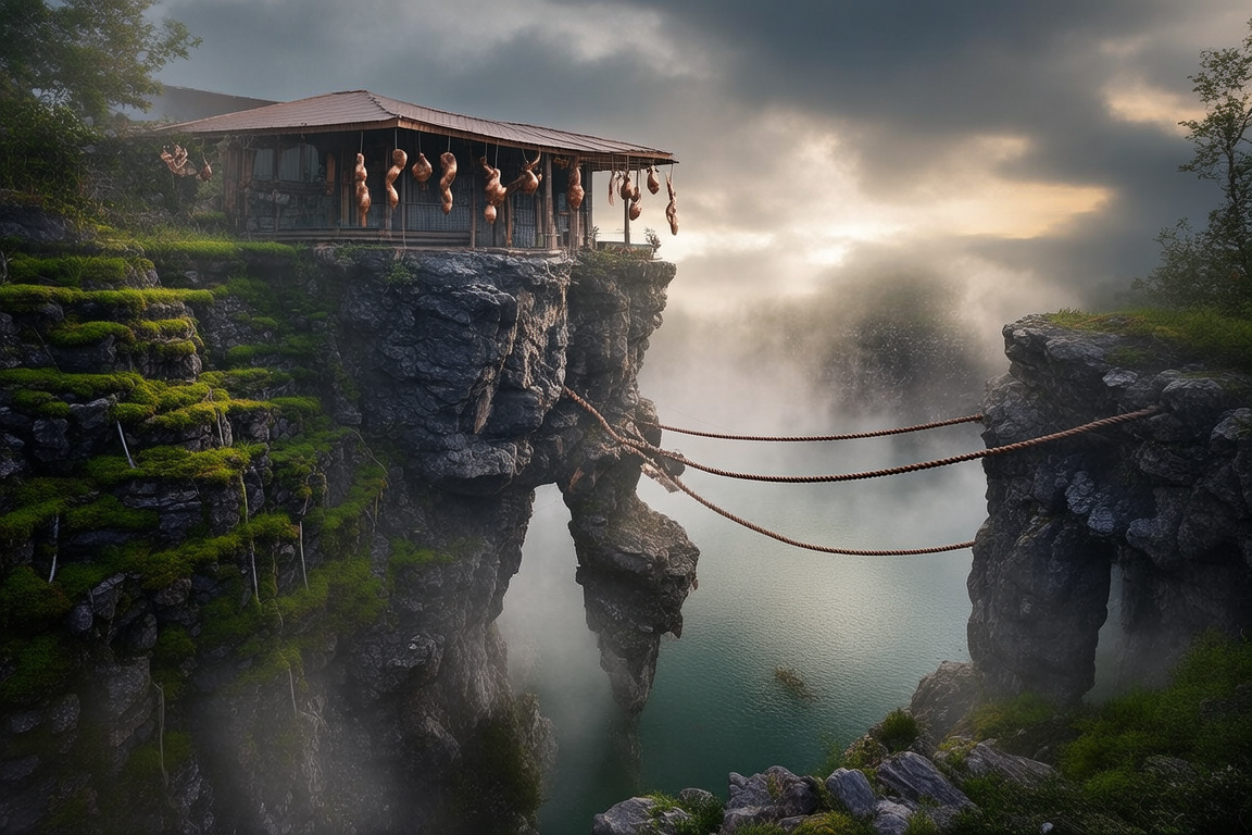 Volcanic Tea House Cliffside