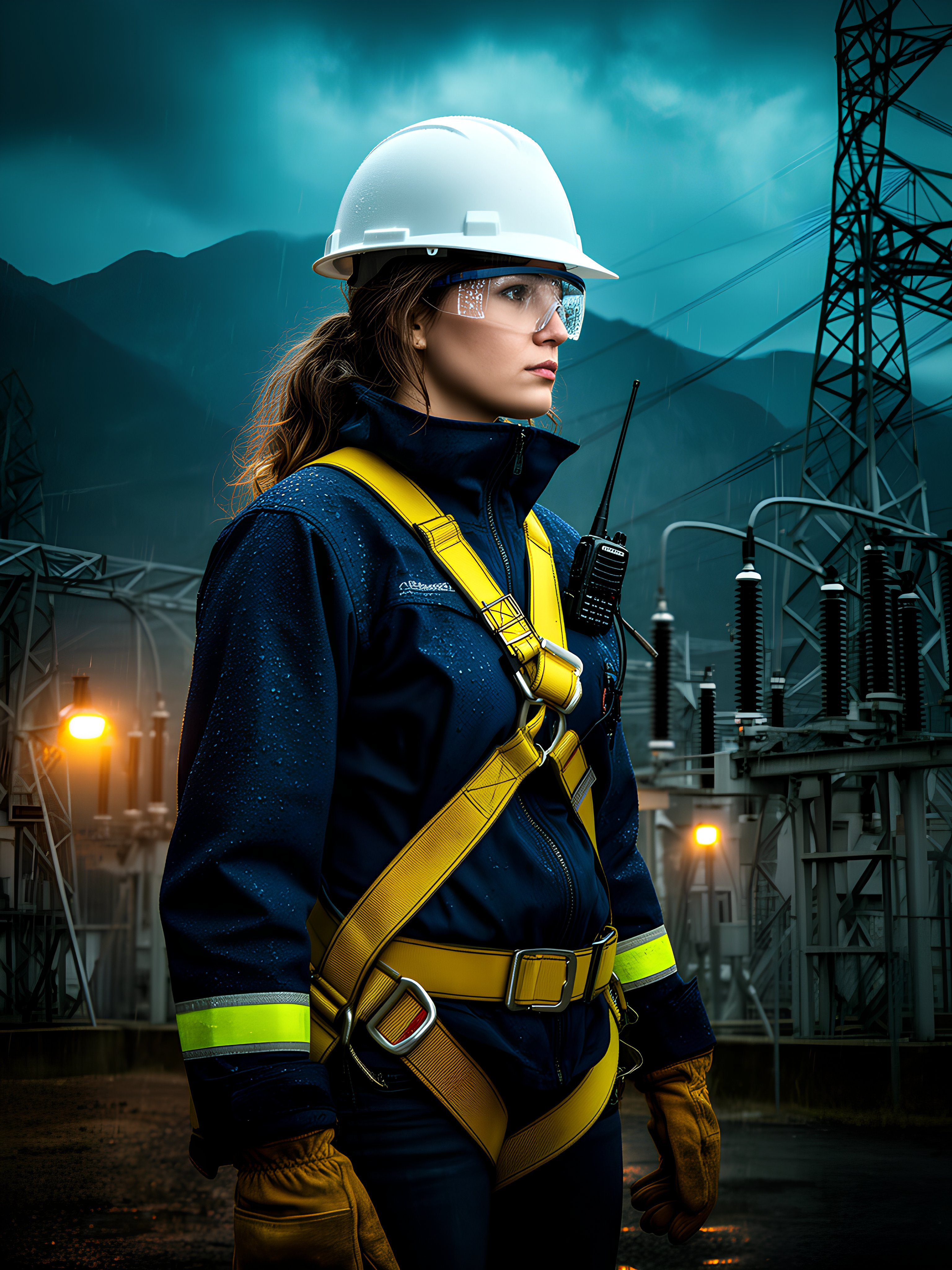 Utility Lineworker Recruitment Portrait