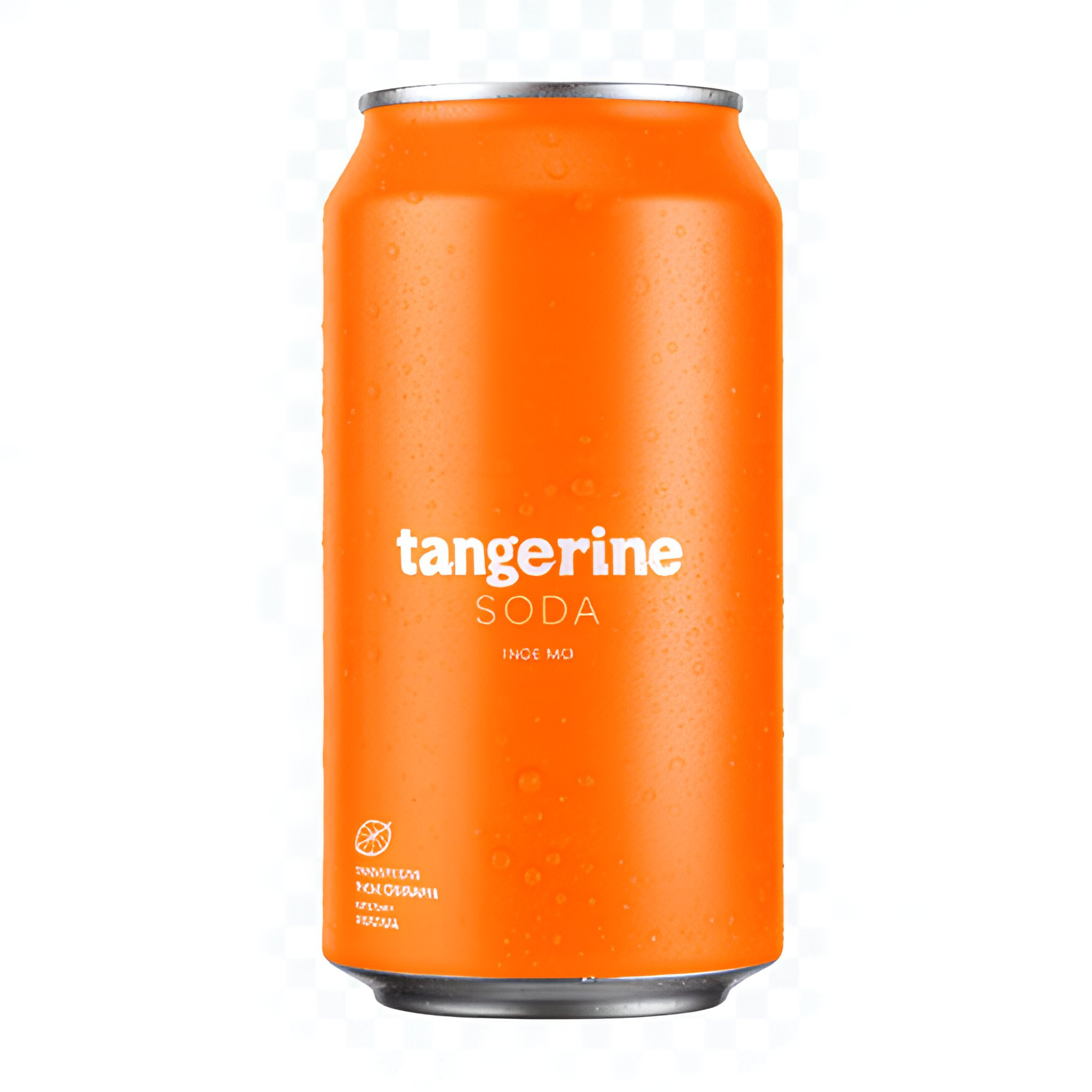 Transparent Citrus Soda Can