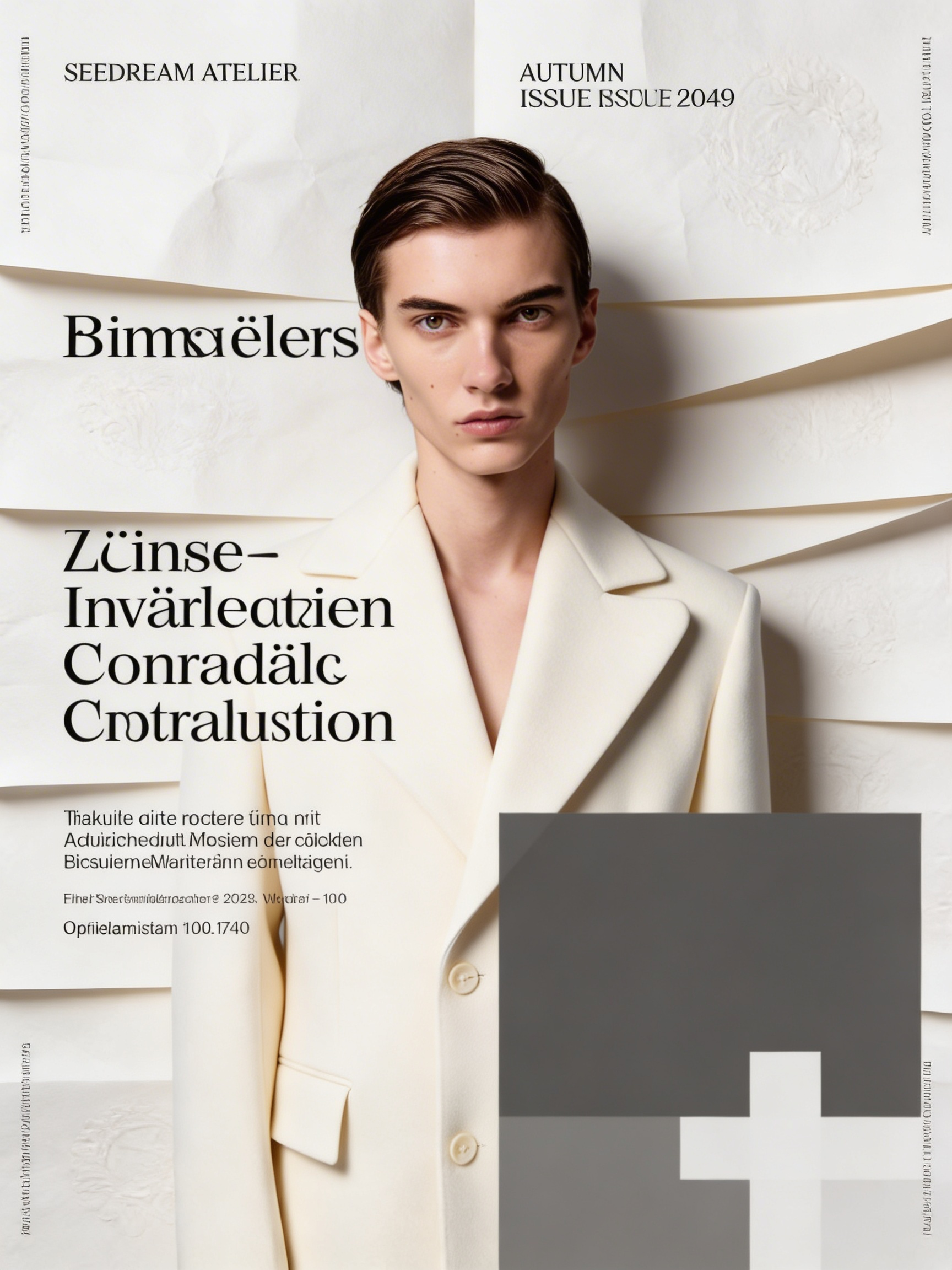 Editorial Poster Layout