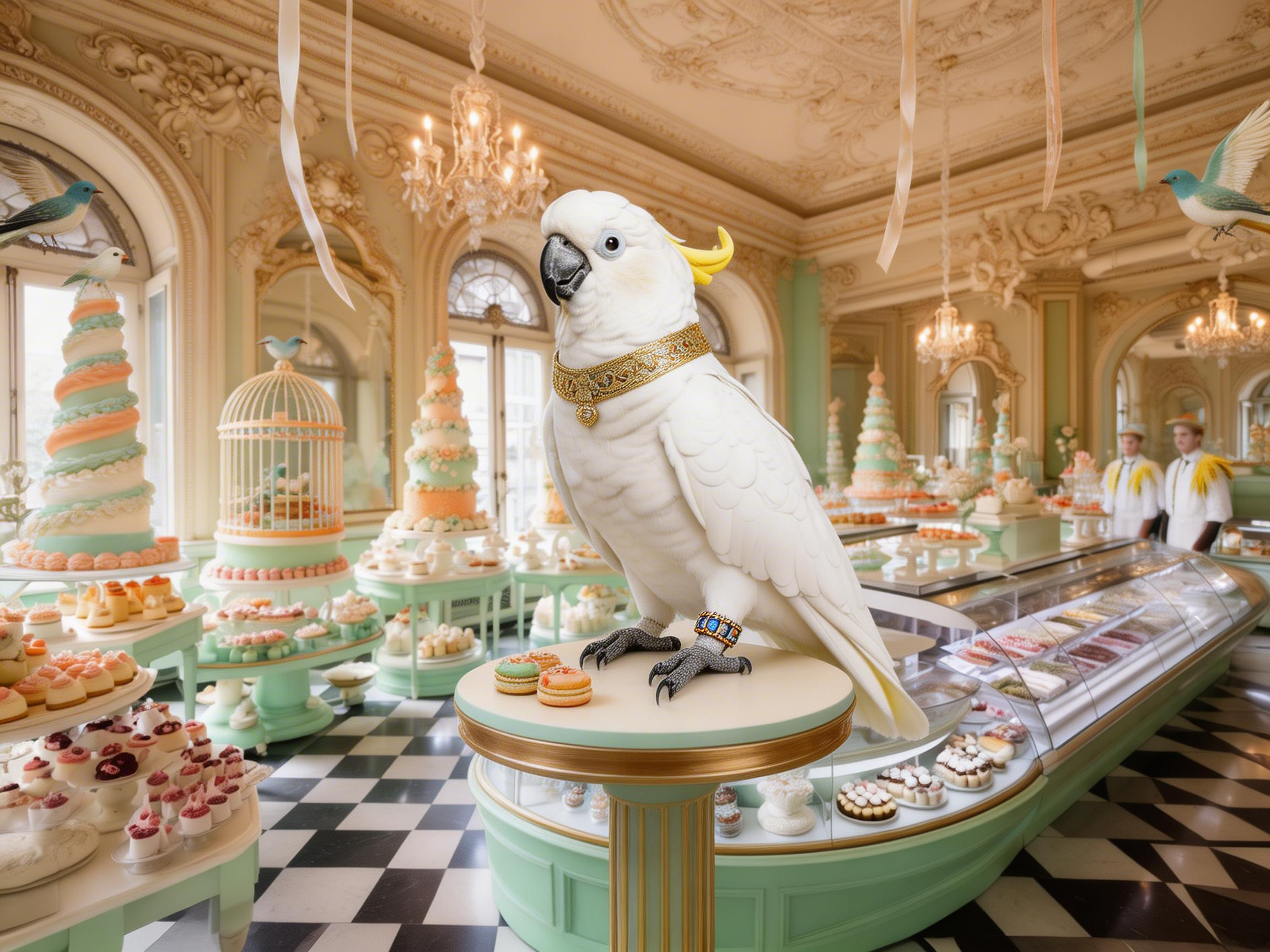 Porcelain Aviary Confection Salon
