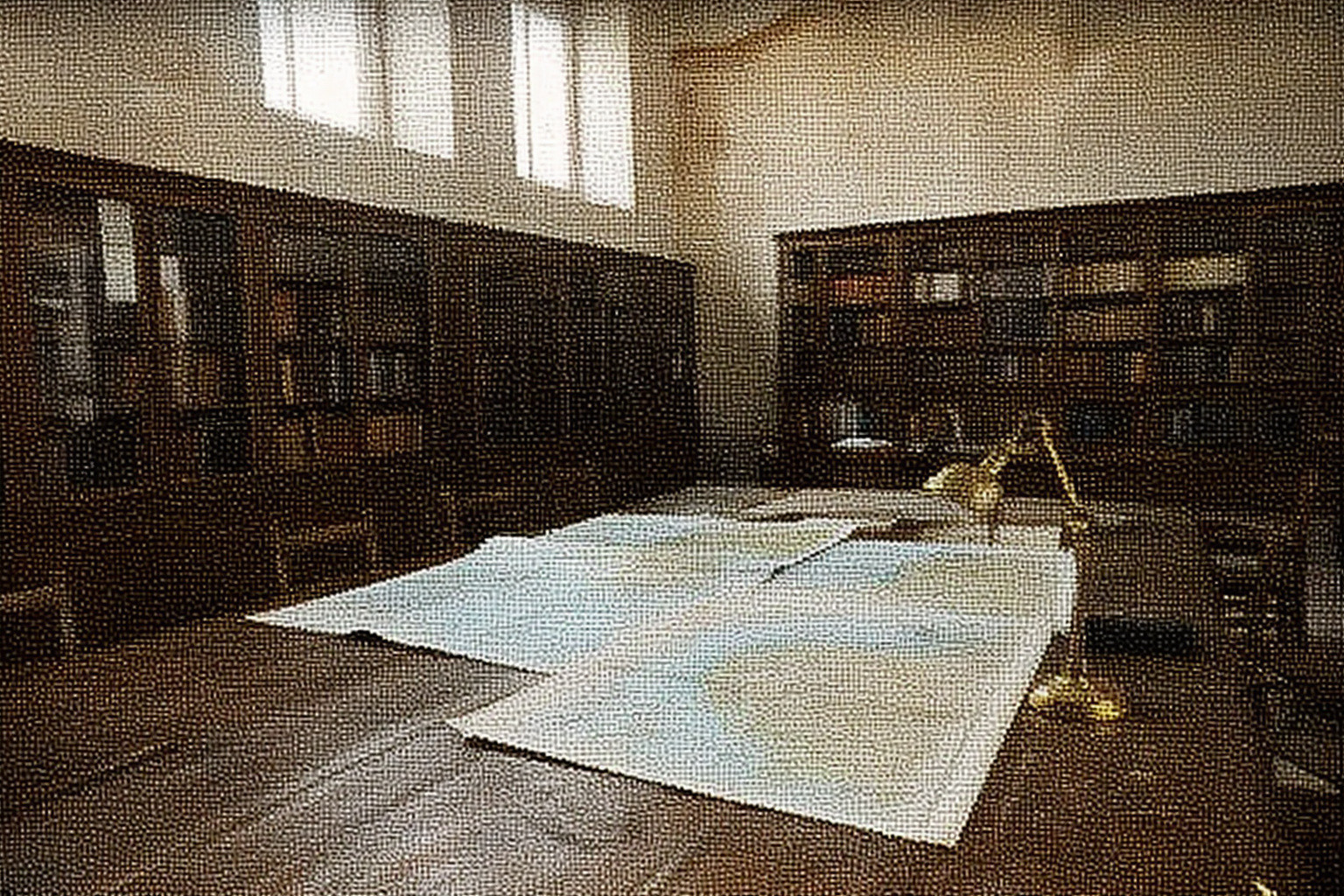 Weathered Atlas Reading Room
