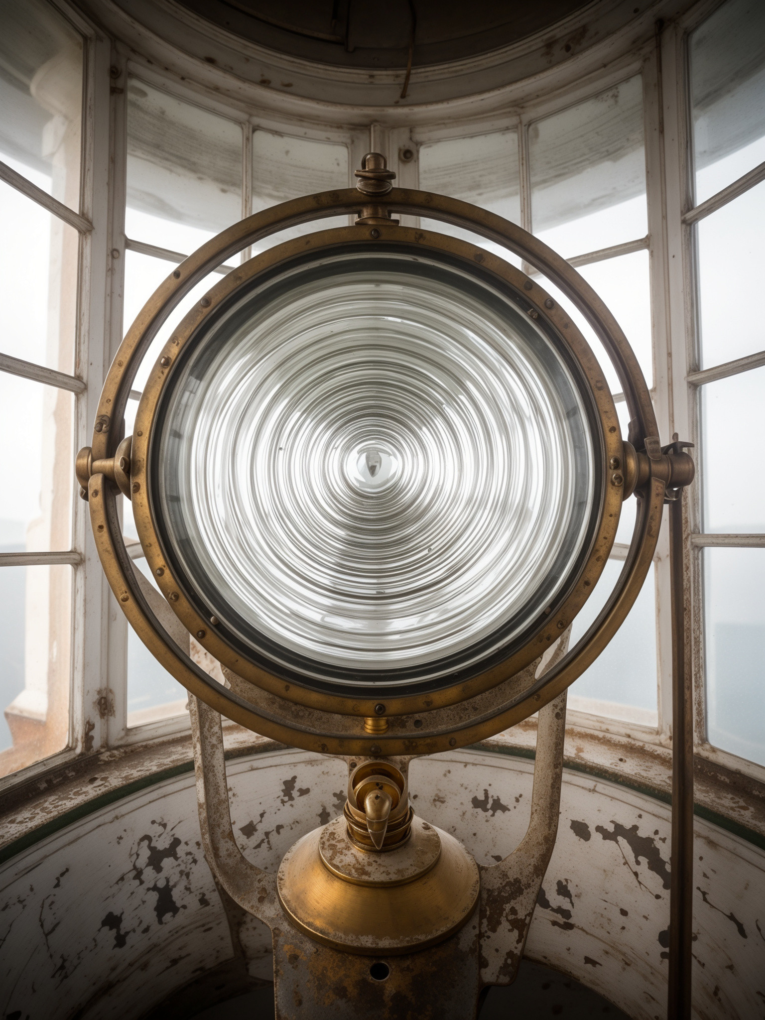 Weathered Lighthouse Fresnel Detail