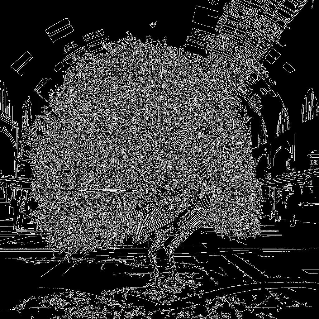 Mechanical Peacock Tail Blueprint