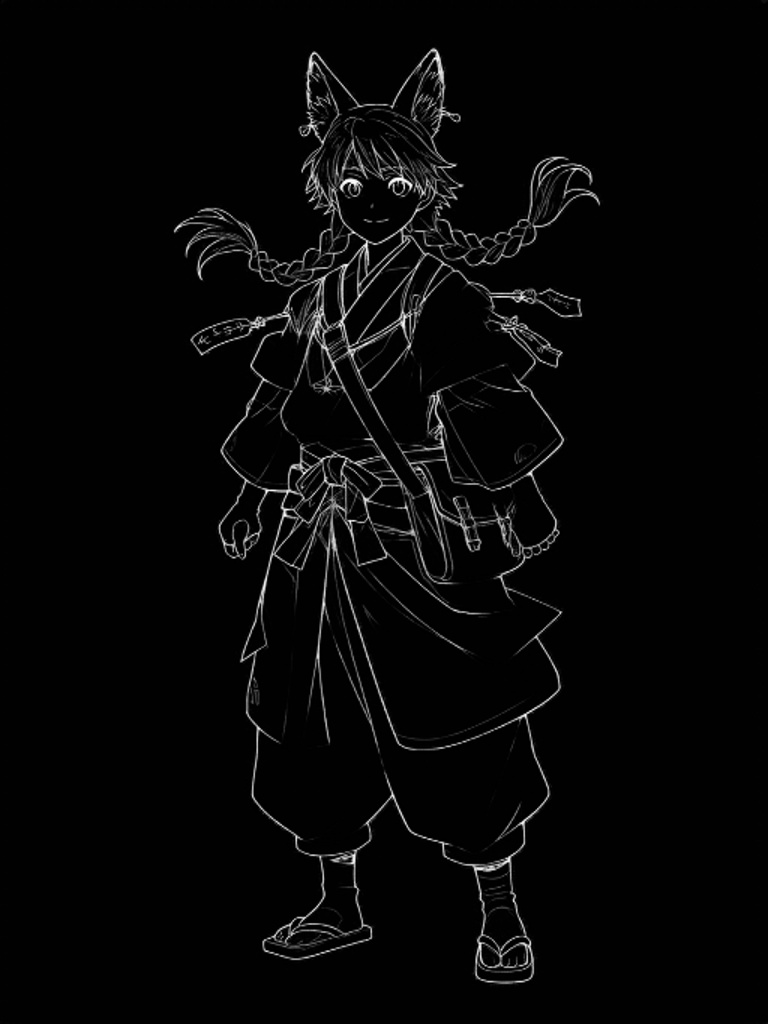 Anime Shrine Courier Character Sheet