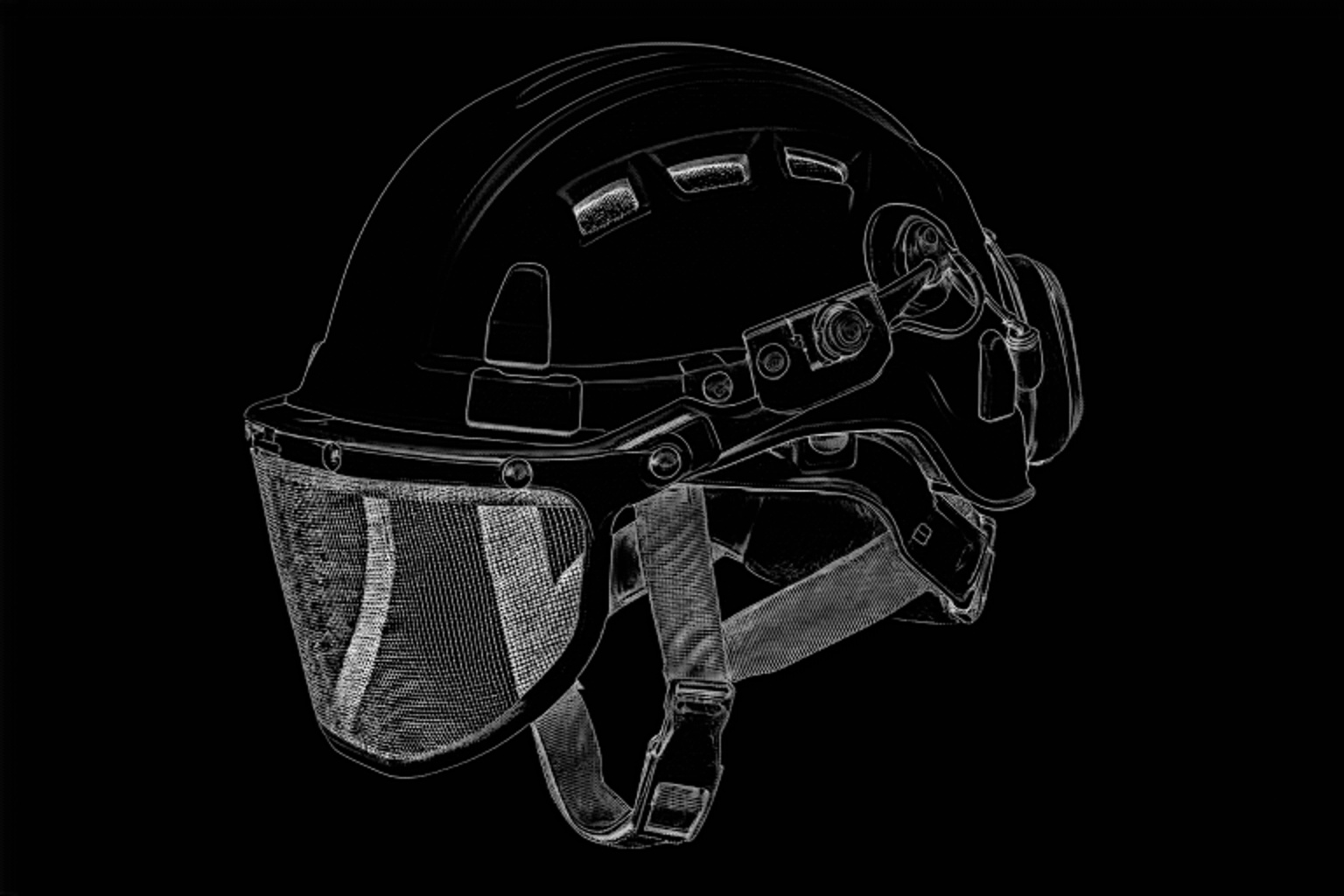 Arborist Helmet Colorway Line Guide