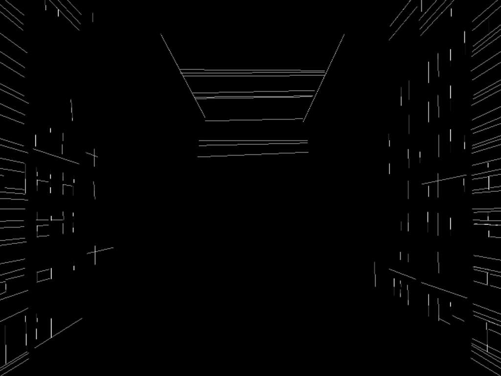 Geometric Archive Stack Aisle