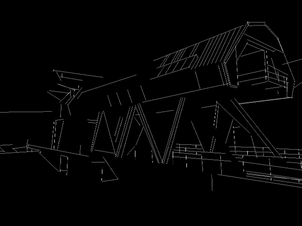 Angular Alpine Cableway Station