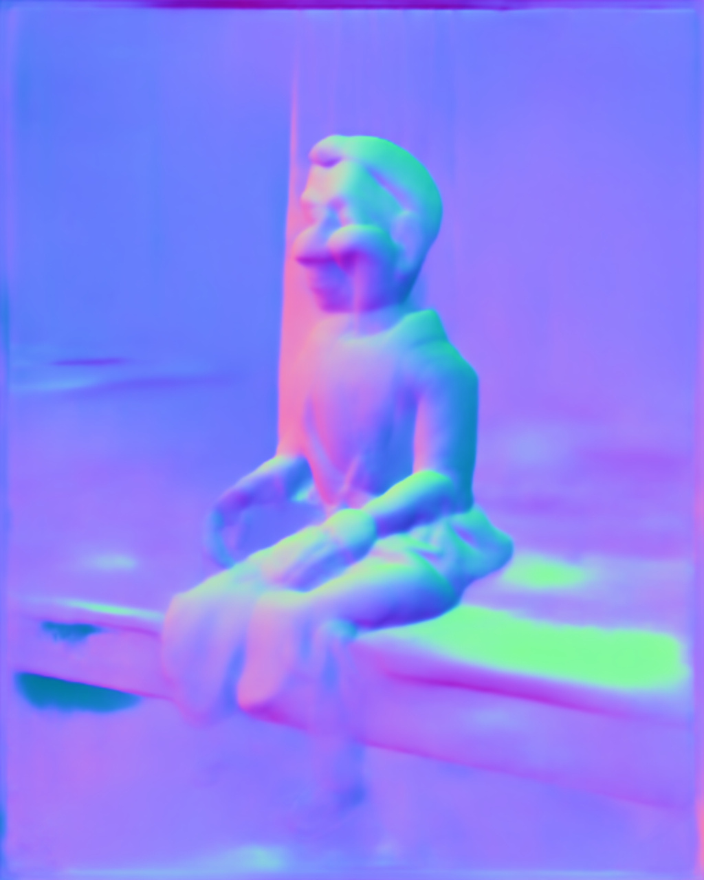 Marionette Photograph Restoration Normal Map
