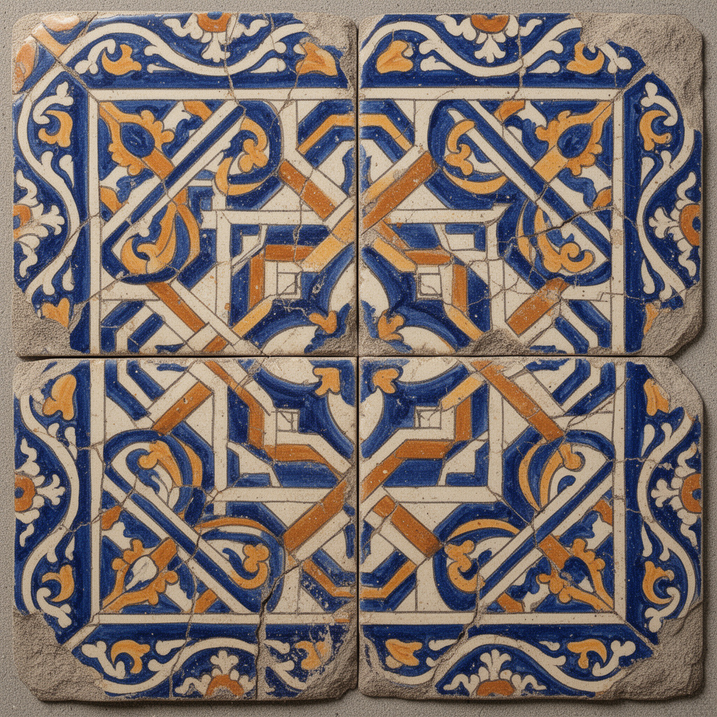 Ornate Ceramic Mosaic Floor