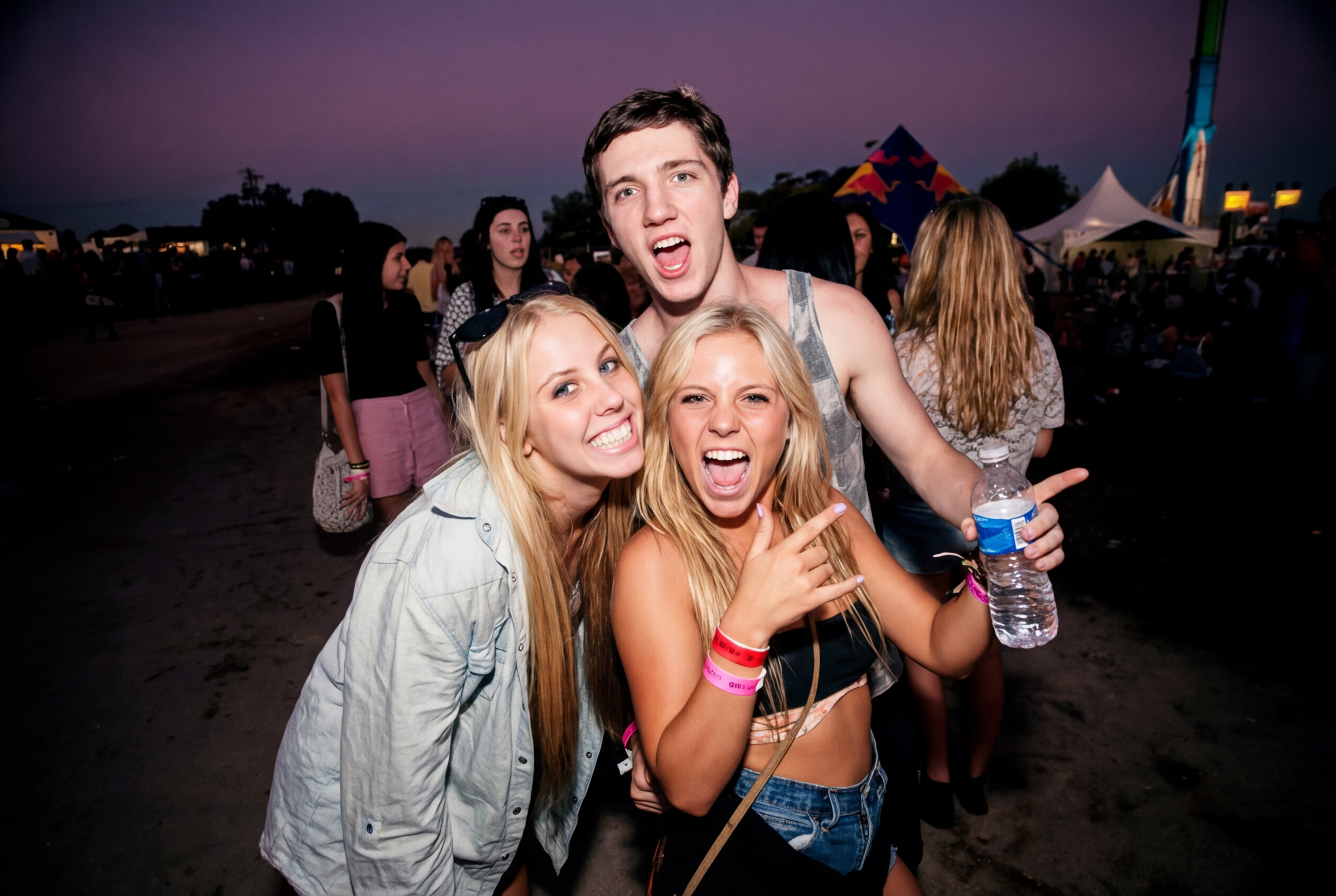 Floodlit Fencer in Tunnel
