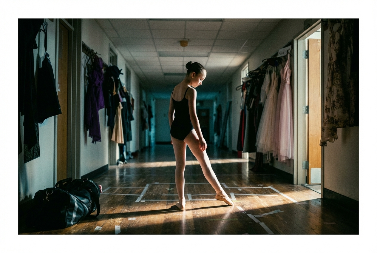Backstage Ballet Warmup Corridor