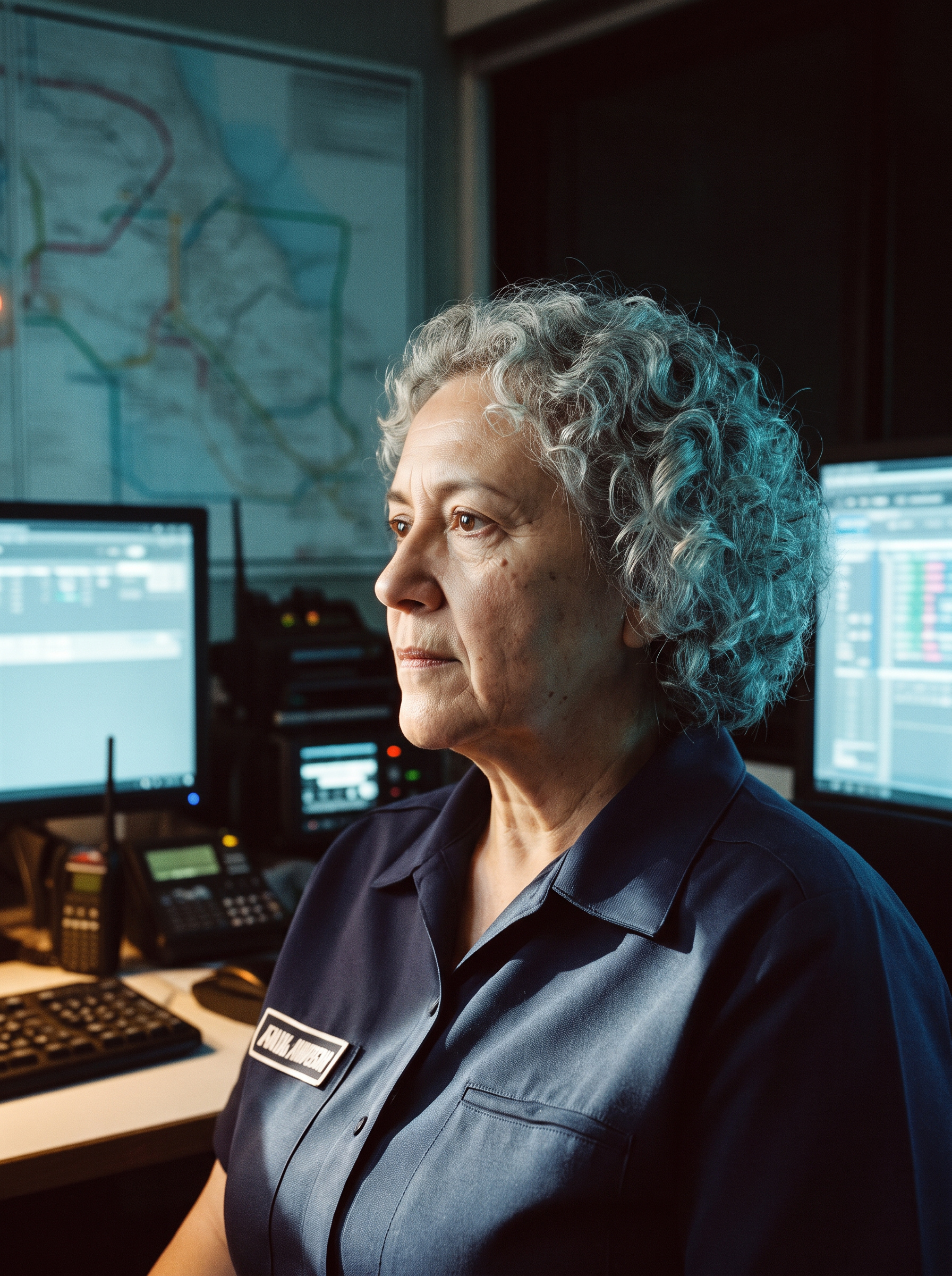 Night Bus Dispatcher Editorial Headshot