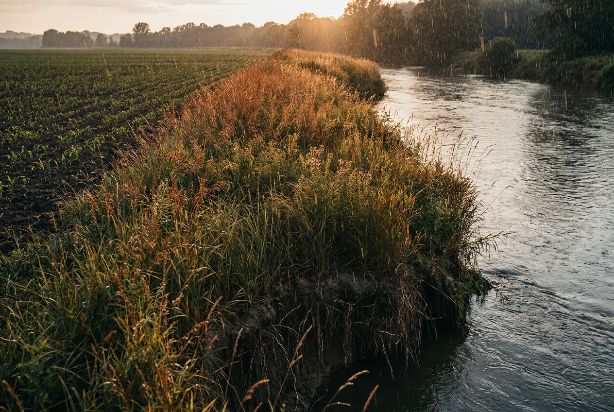 Riparian Buffer Explainer Infographic