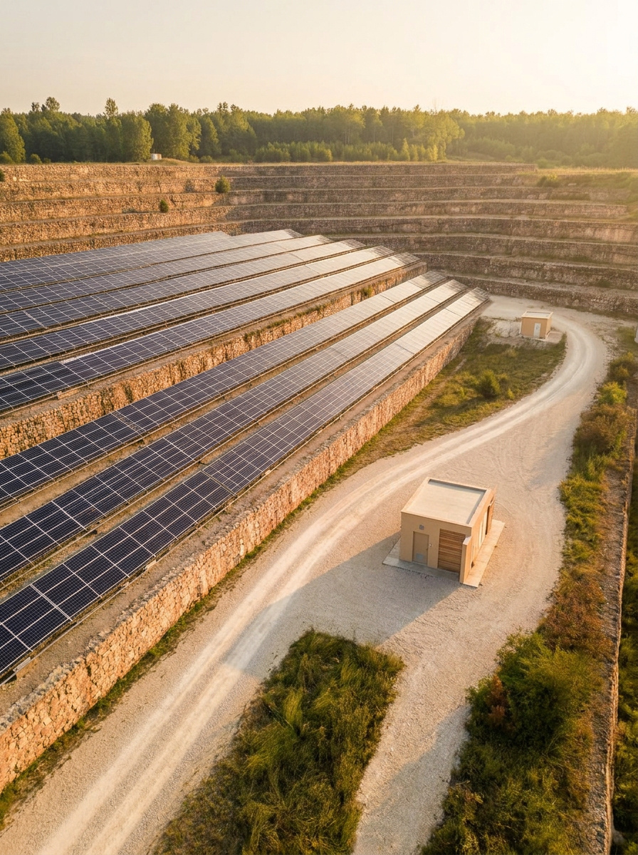 Former Quarry Solar Farm Relight