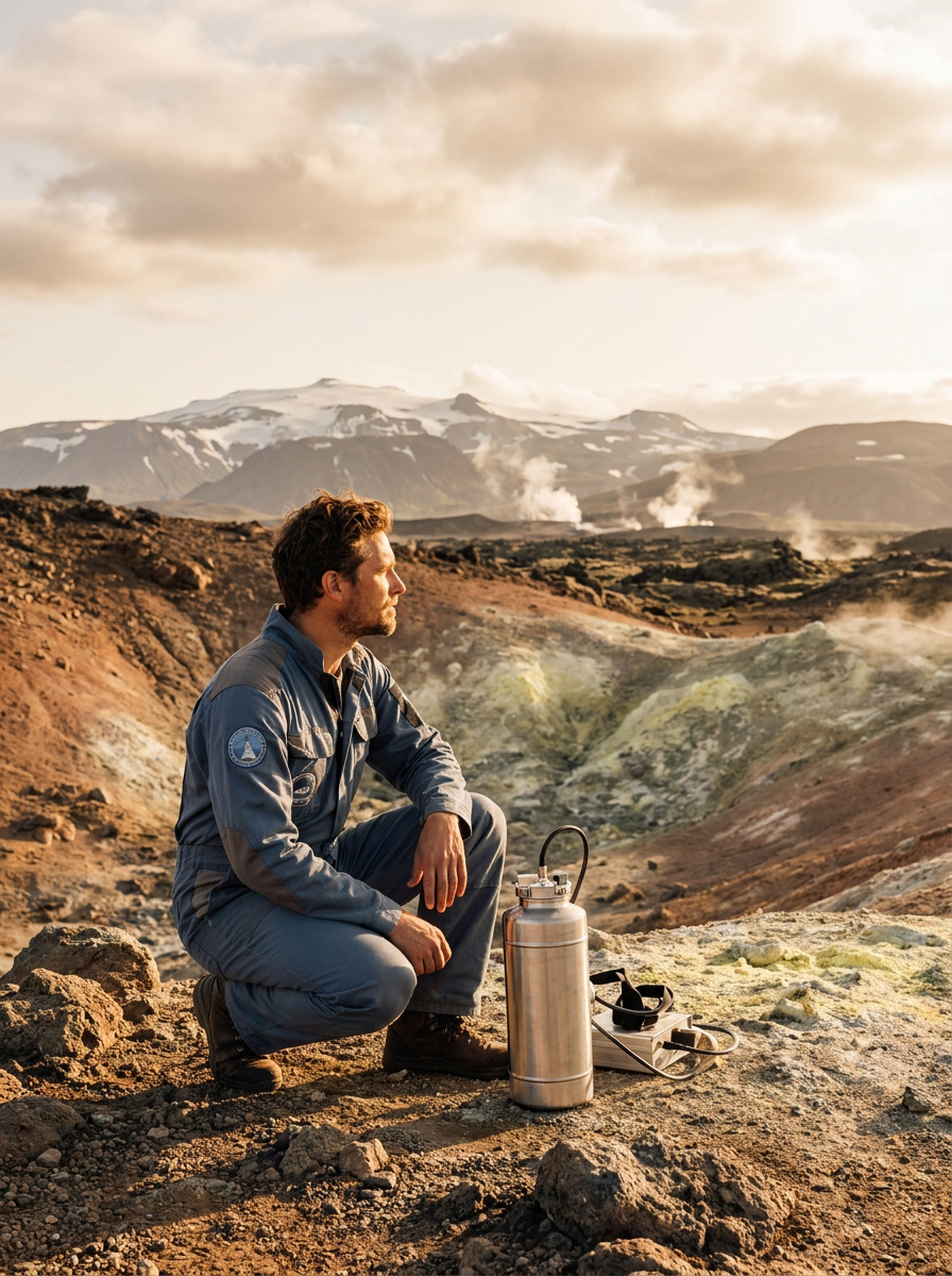 Geothermal Fieldwork Magazine Opener