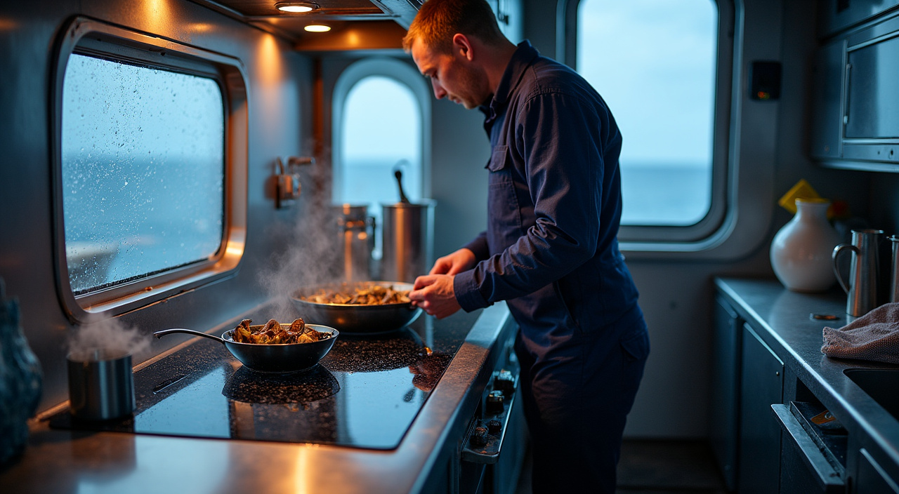 Marine Induction Cooktop Lifestyle Hero