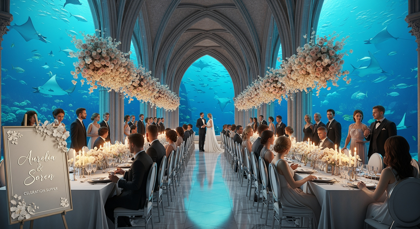 Cathedral Aquarium Wedding Banquet