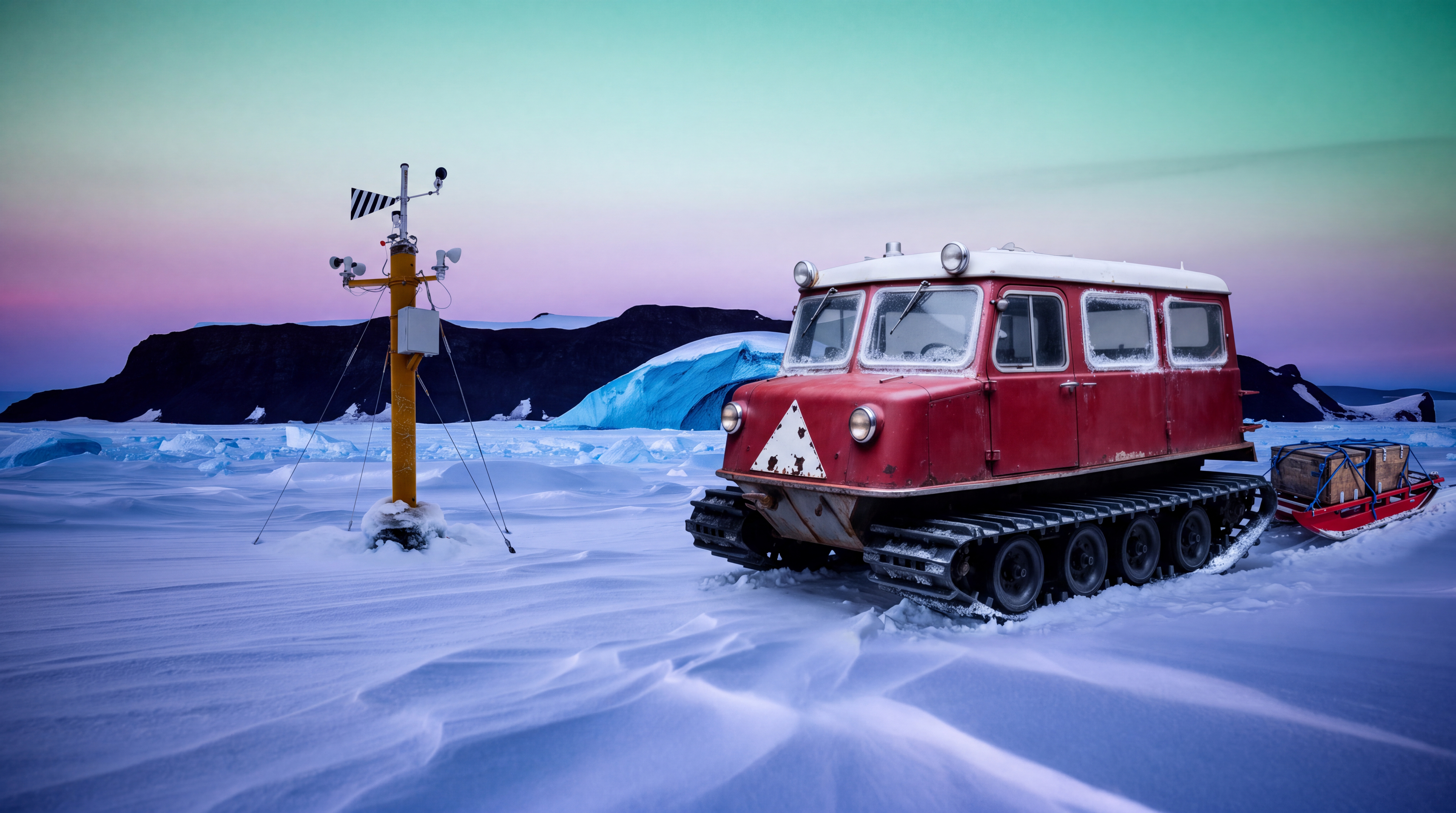 Antarctic Snowcat Exhibition Key Visual