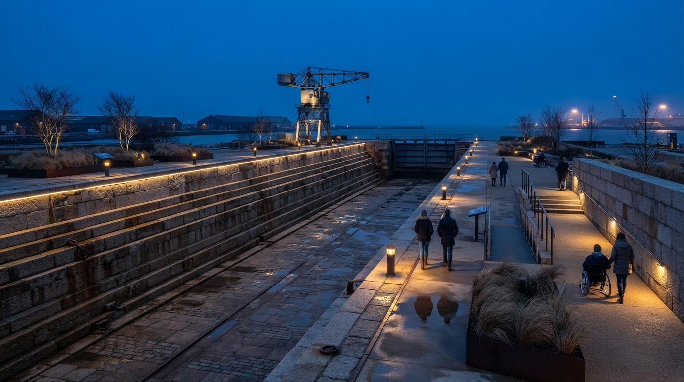 Historic Dry Dock Lighting Visualization