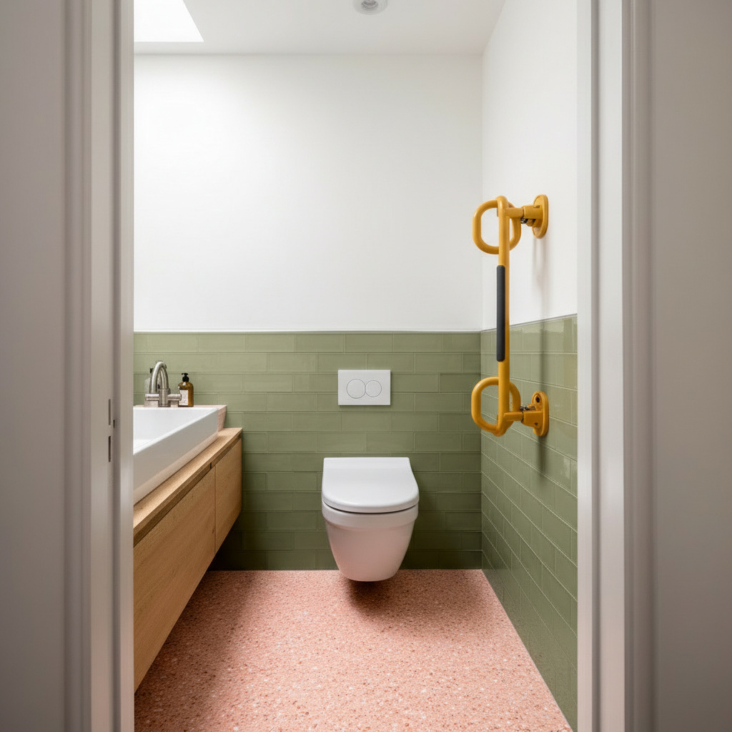 Accessible Bathroom Retrofit Visualization