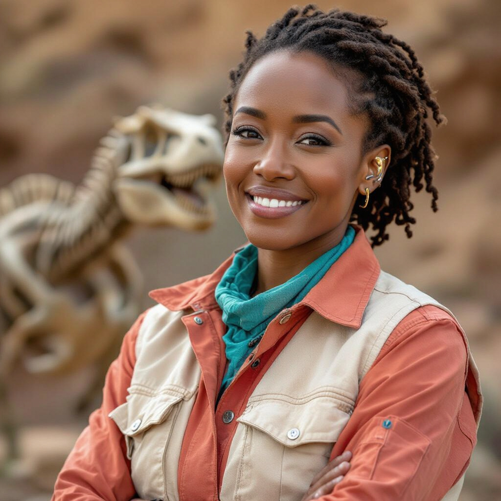 Children’s Paleontology Host Character Portrait