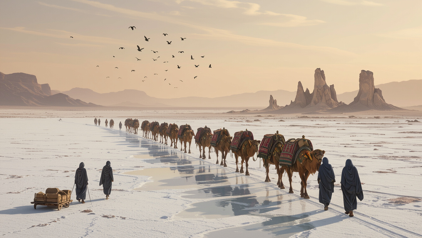 Windworn Salt Flats Caravan