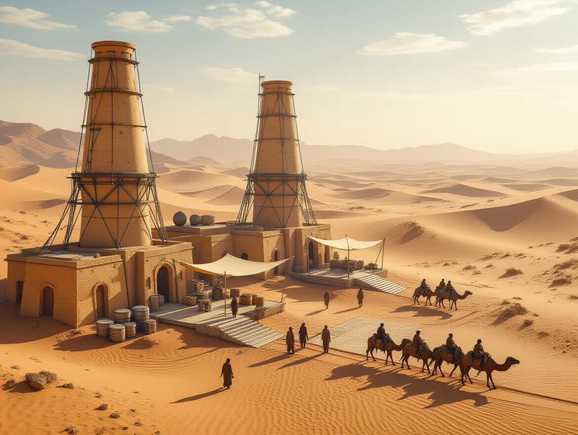 Wind-Carved Desert Relay Station