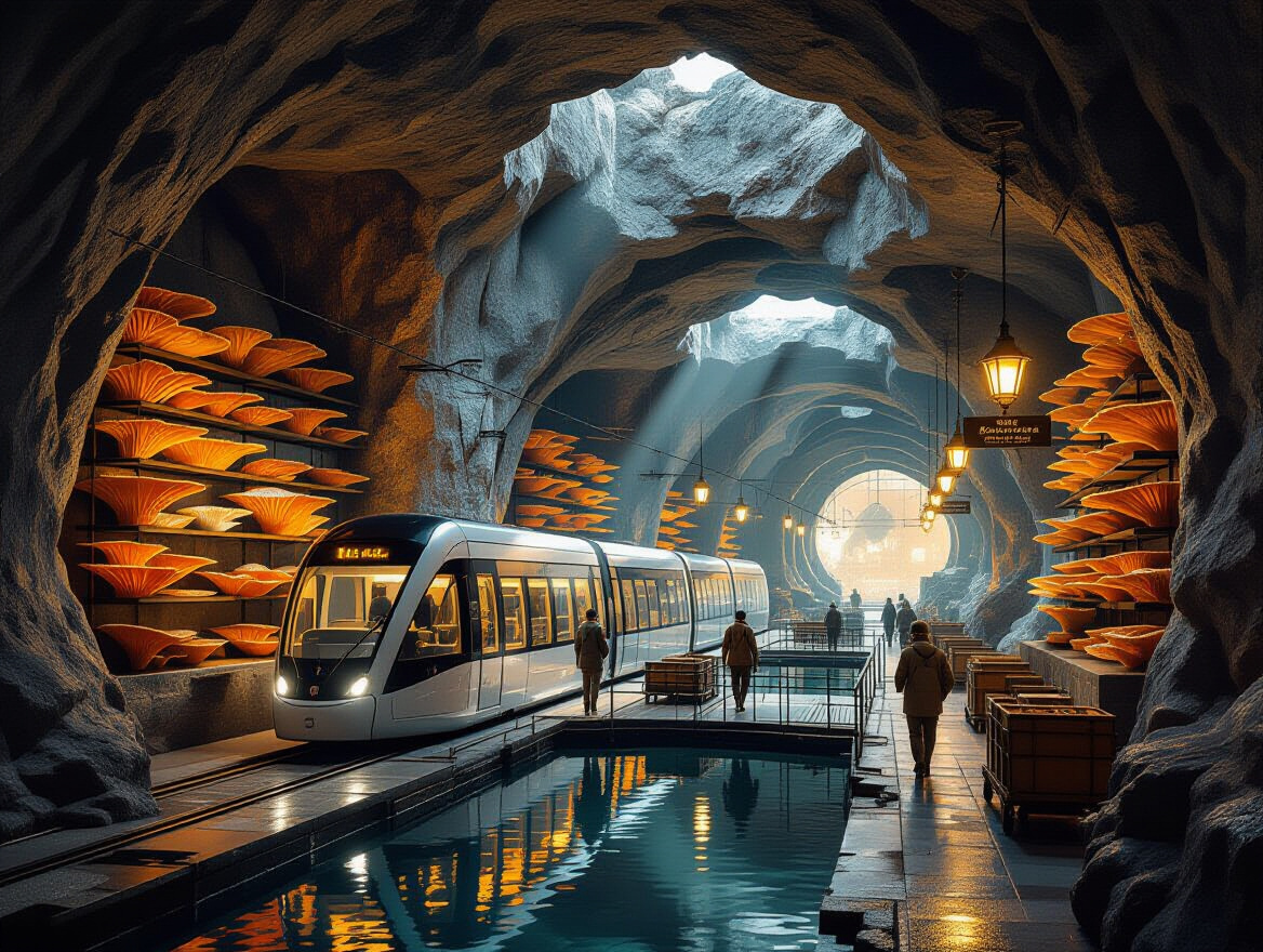 Subterranean Fungal Tram Terminal