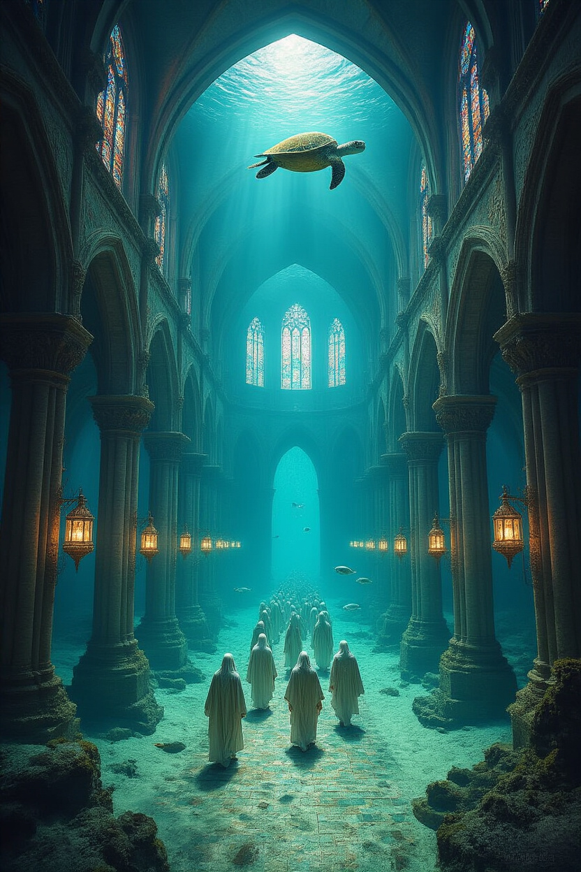 Submerged Cathedral Reef Procession