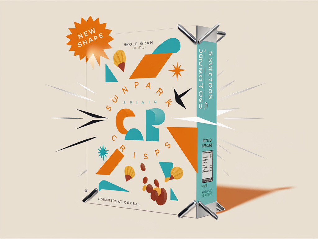 Retro Futurist Cereal Package