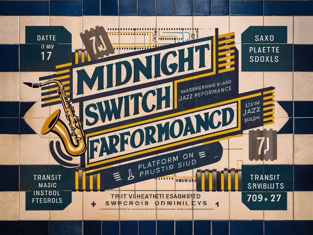 Subway Jazz Gig Flyer