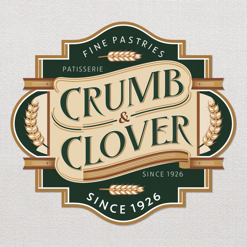 Art Deco Bakery Signboard