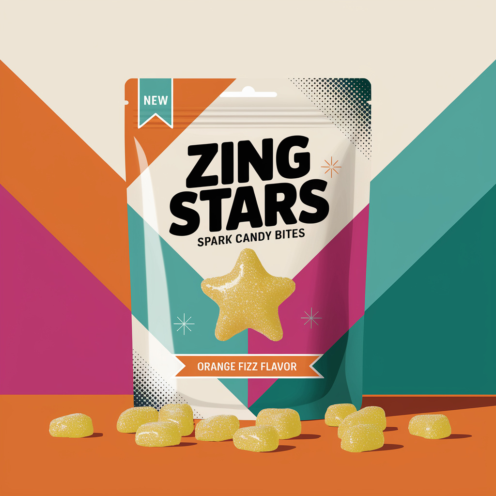Retro Arcade Snack Branding