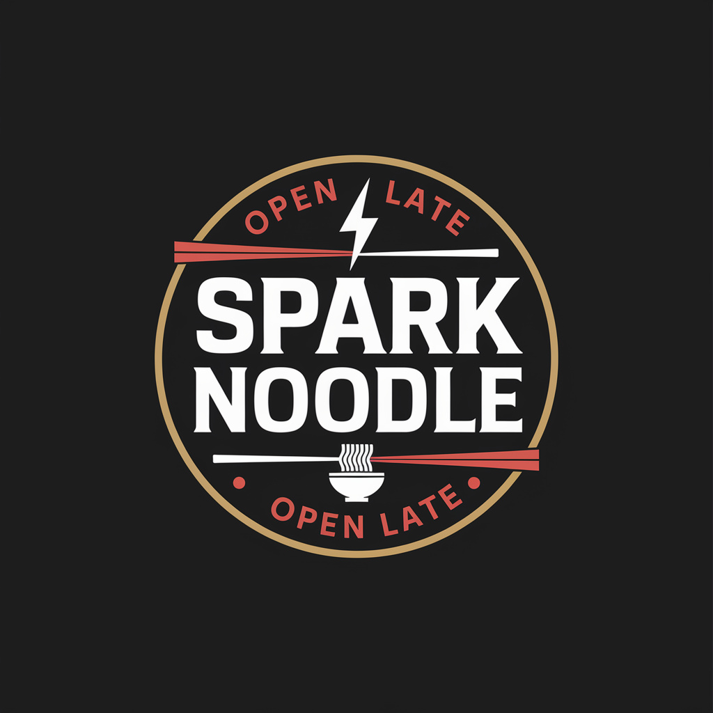 Electric Noodle Bar Signage