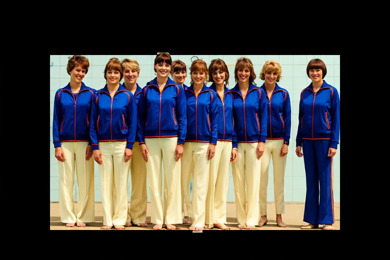 Synchronized Swim Roster Portrait