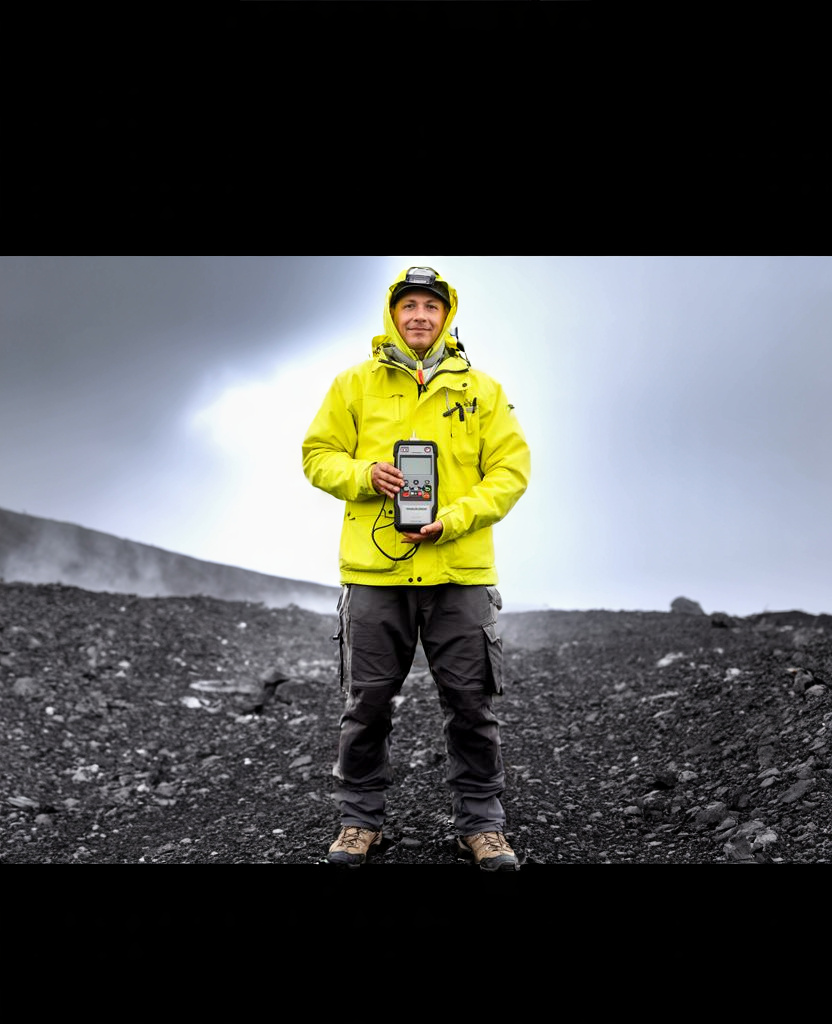Volcanologist Field Report Portrait
