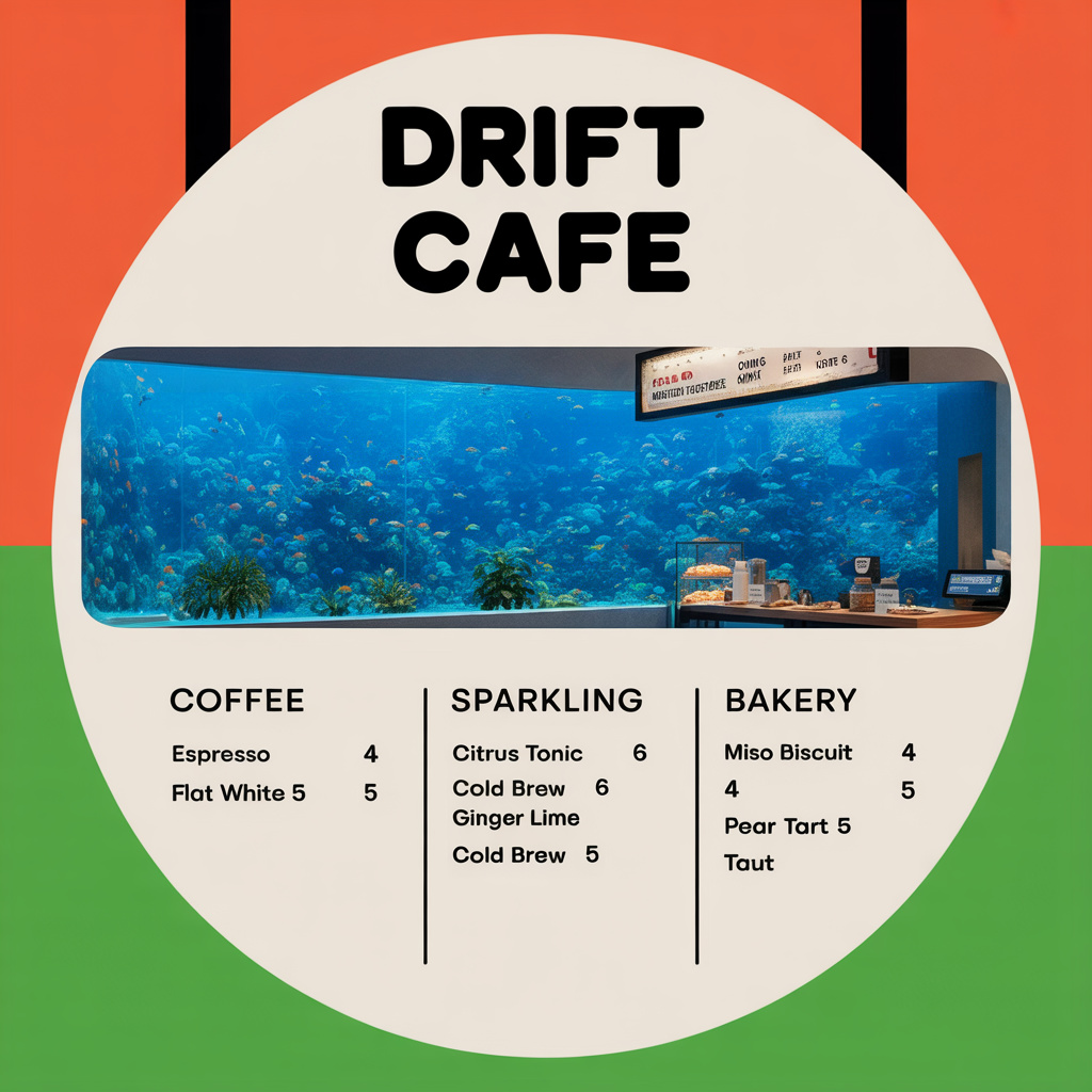 Aquarium Kiosk Menu Revision