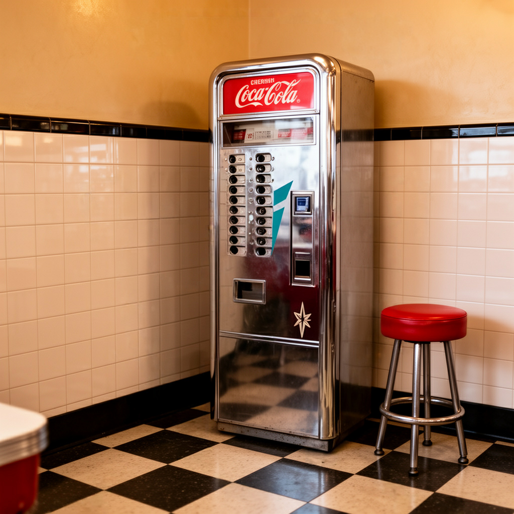 Retro Vending Machine Rebrand