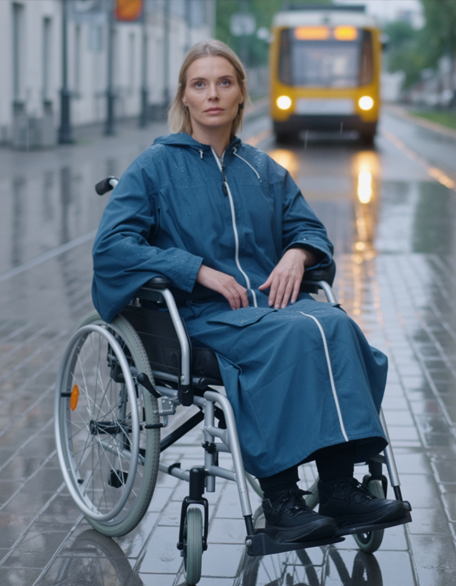 Adaptive Rain Cape Virtual Try-On