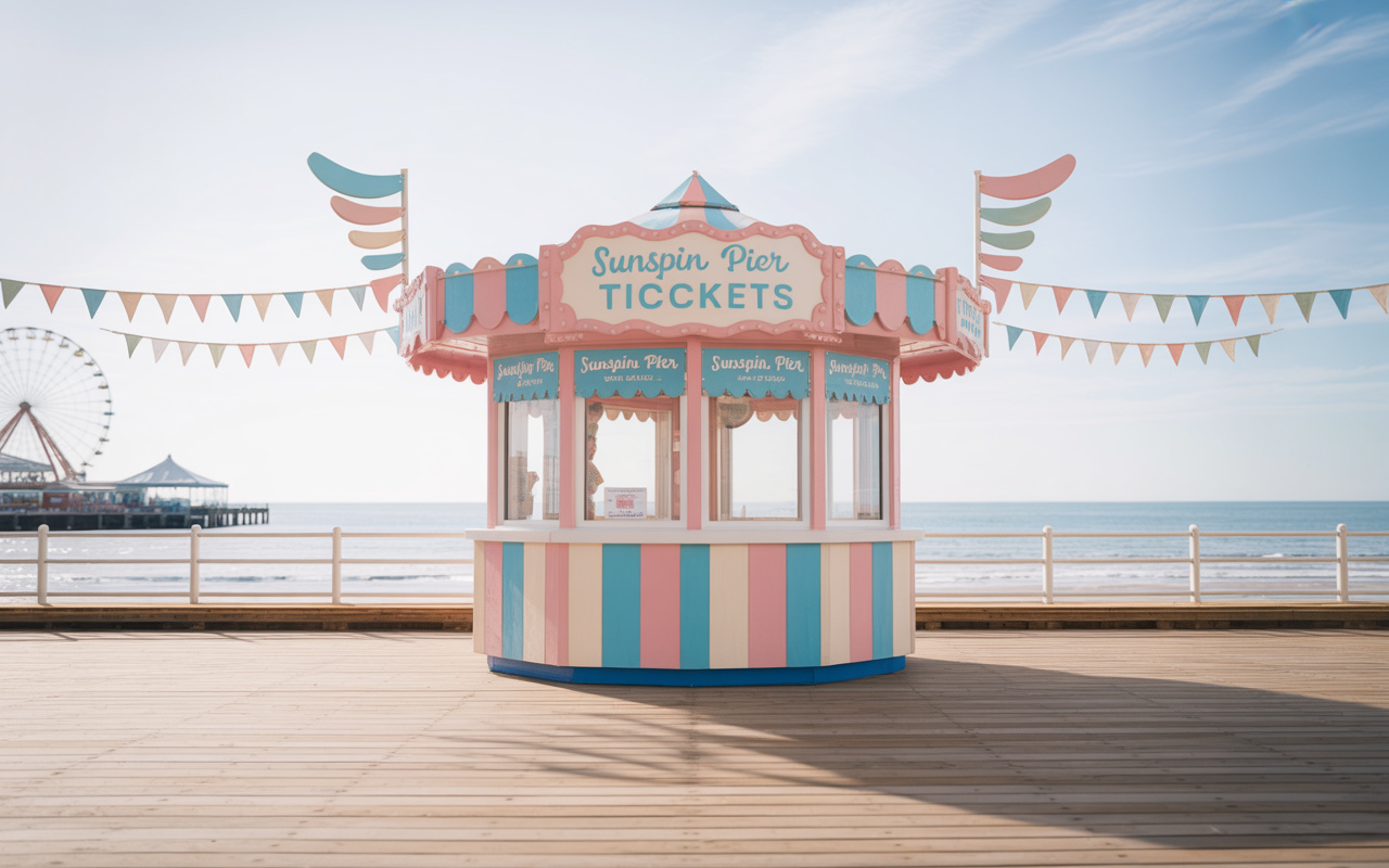 Seaside Funfair Ticket Booth