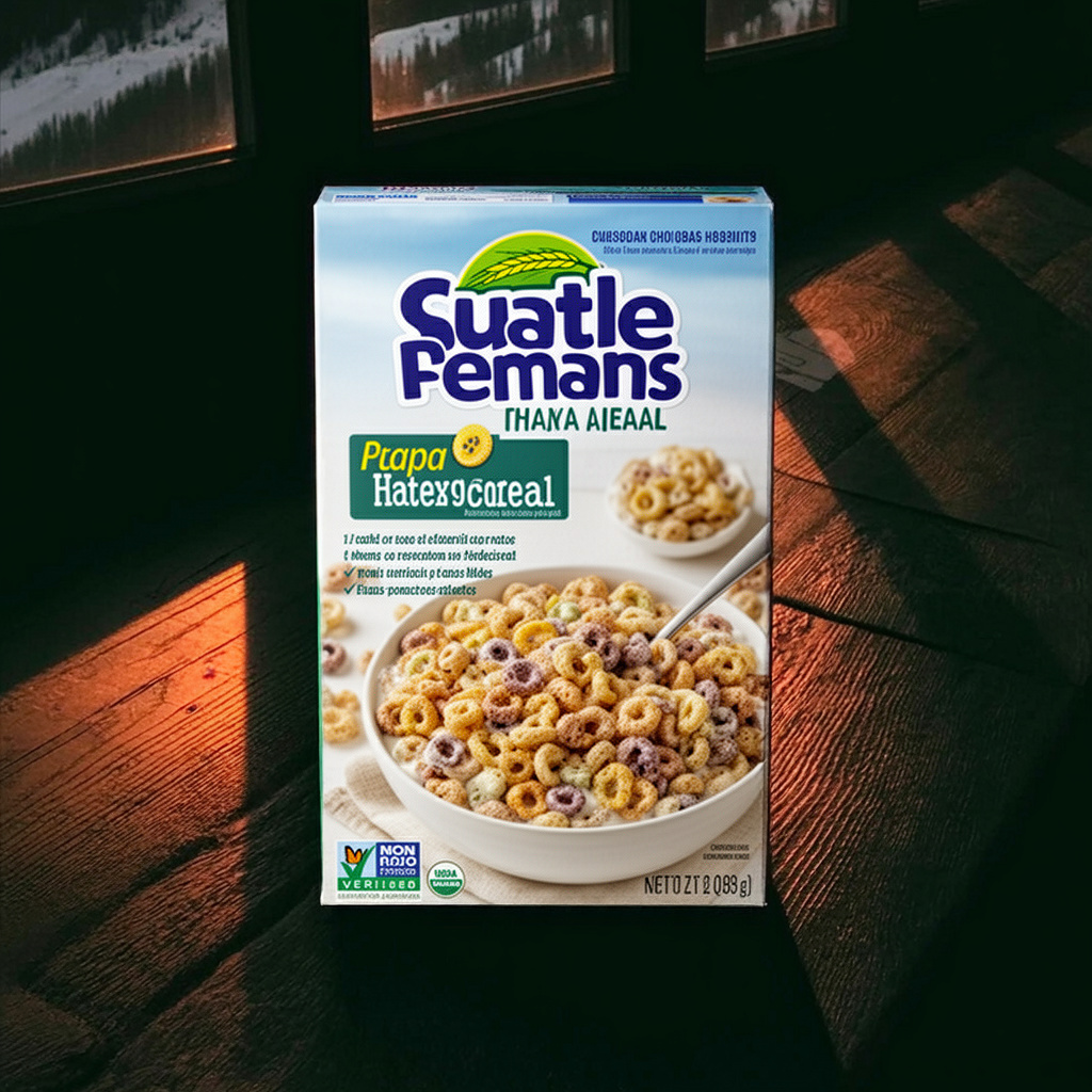 Alpine Breakfast Cereal Mockup