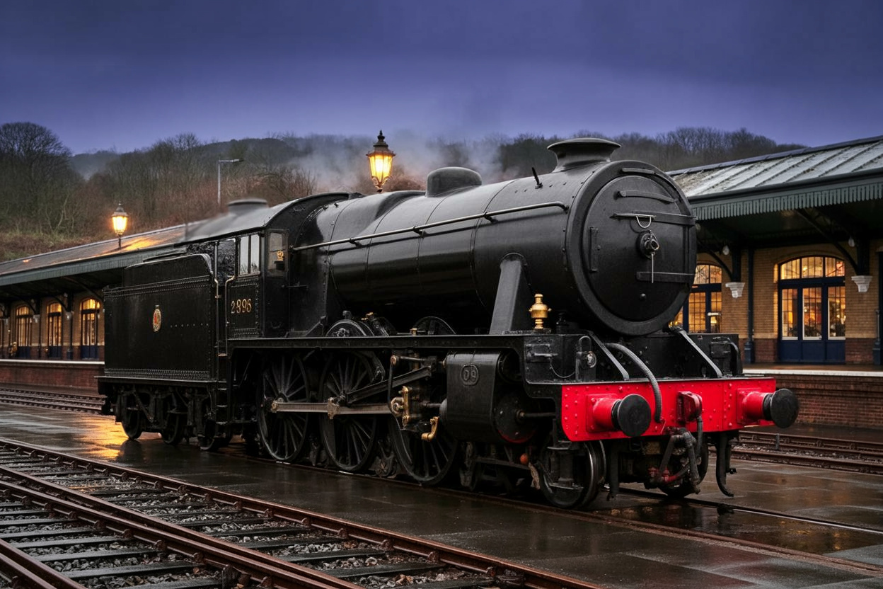 Heritage Railway Twilight Campaign Photograph