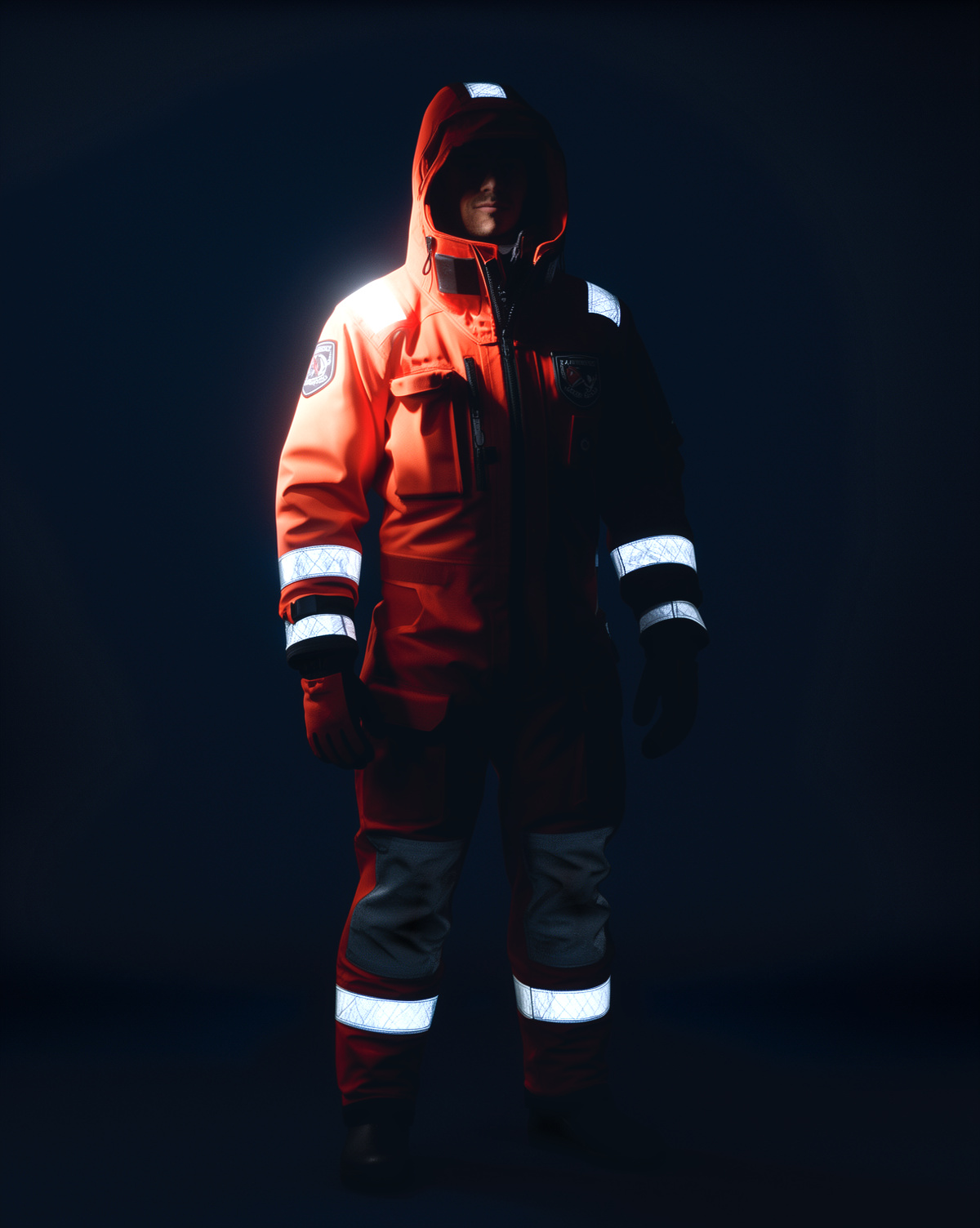 Offshore Survival Suit Night Relight