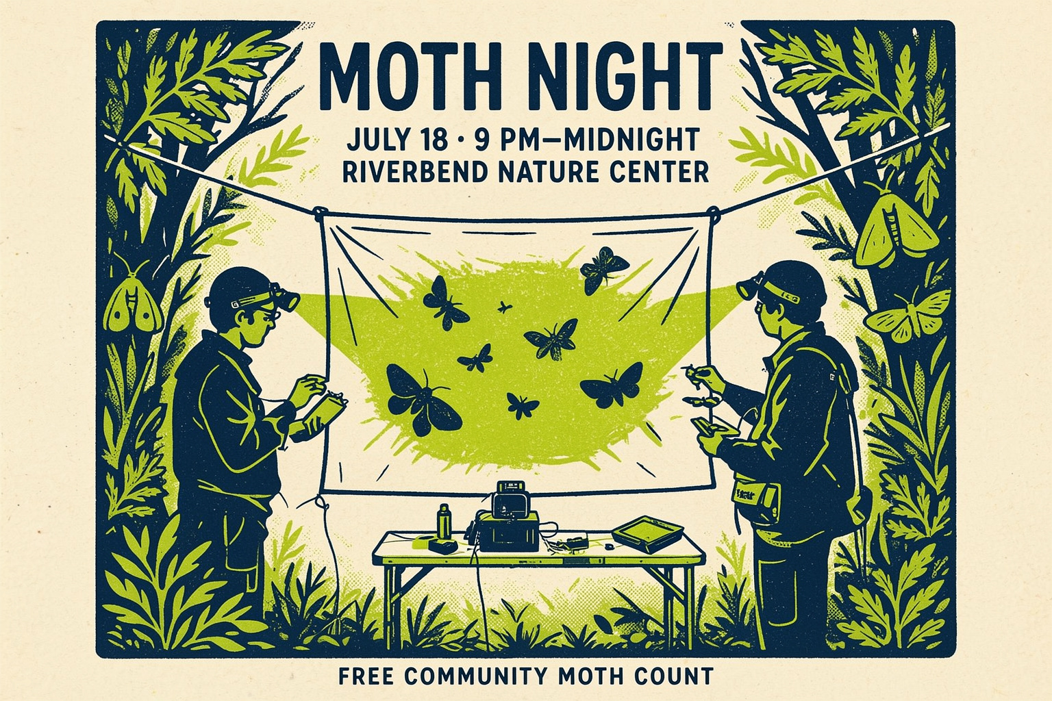 Nocturnal Moth Count Social Post