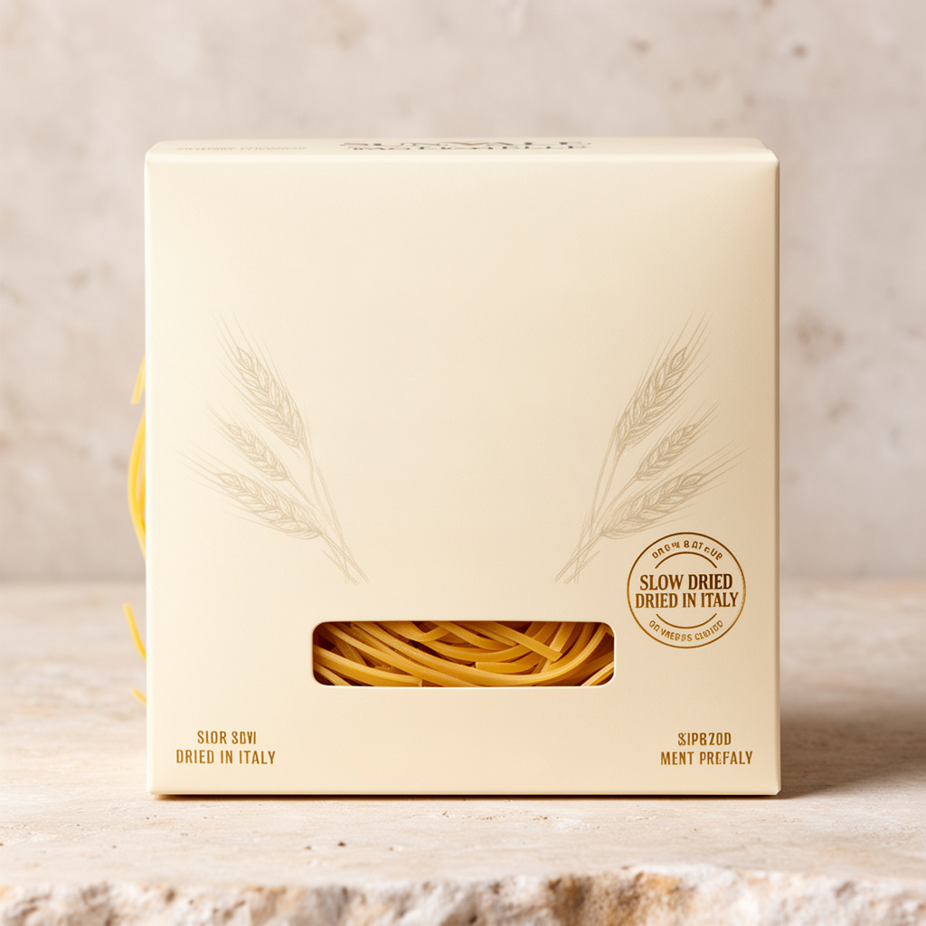 Handcrafted Saffron Pasta Carton