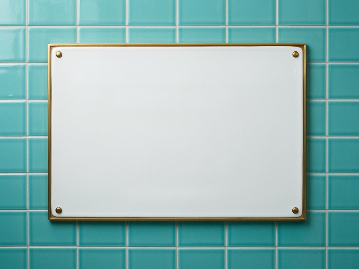Tiled Bathhouse Service Board