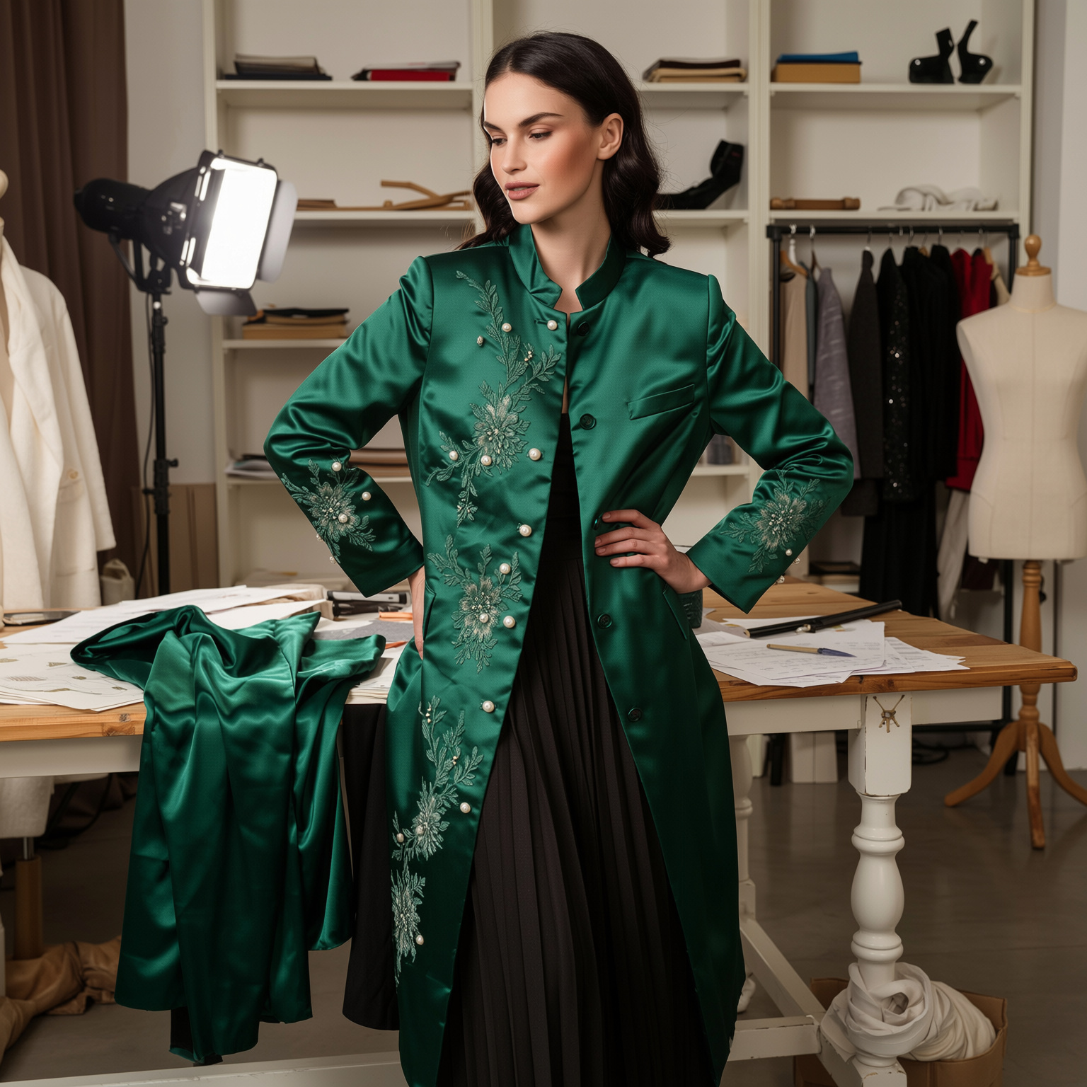Tailored Silk Atelier Study