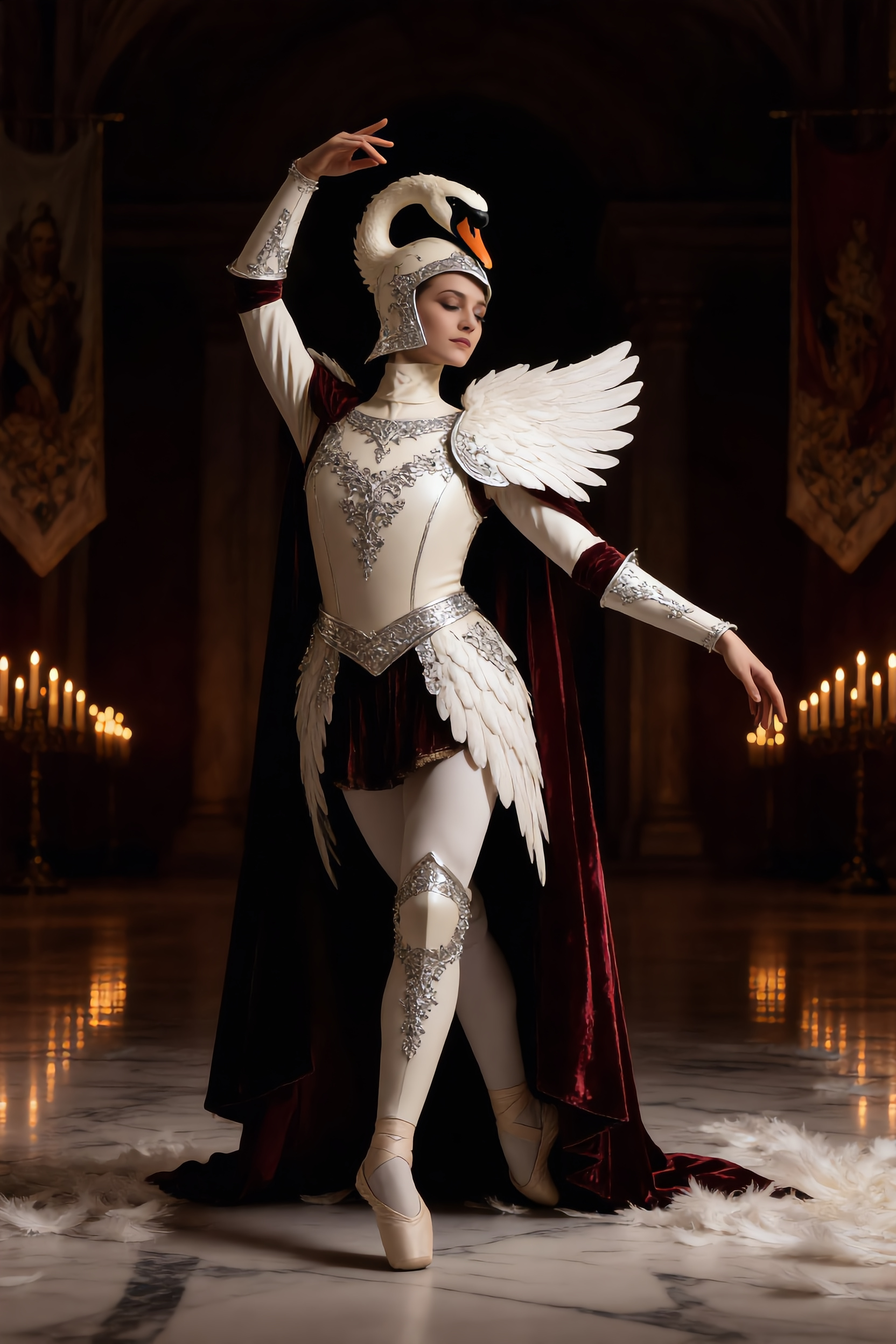 Velvet-Armored Swan Knight