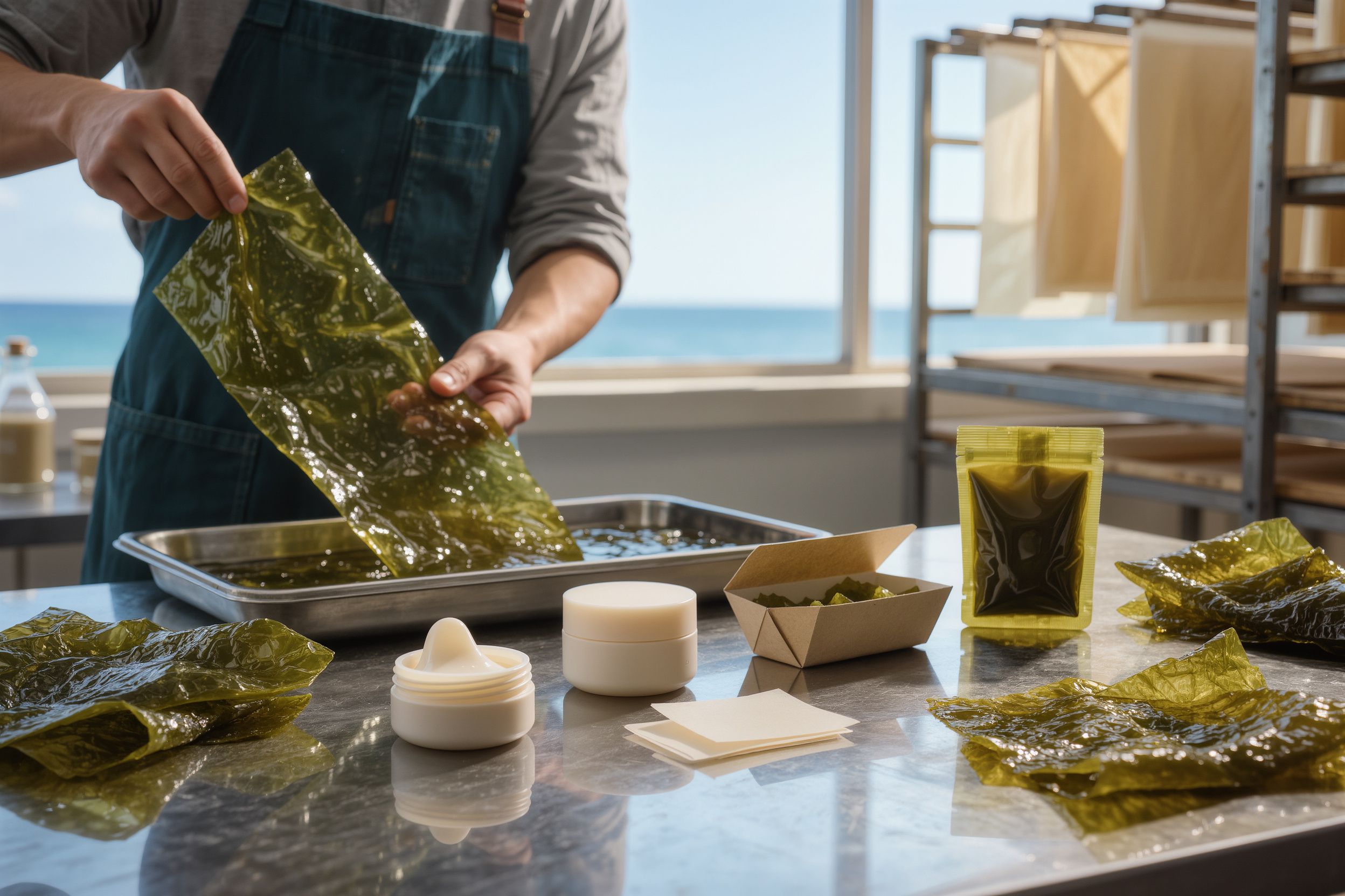 Seaweed Packaging LinkedIn Social Ad